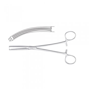 Gwilliam Hysterectomy Forcep Curved Stainless Steel, 20 cm - 8"
